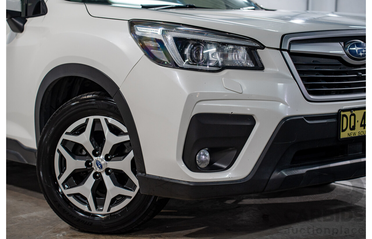 04/2019 Subaru Forester 2.5i-L (AWD) MY19 4d Wagon Crystal White Pearl 2.5L