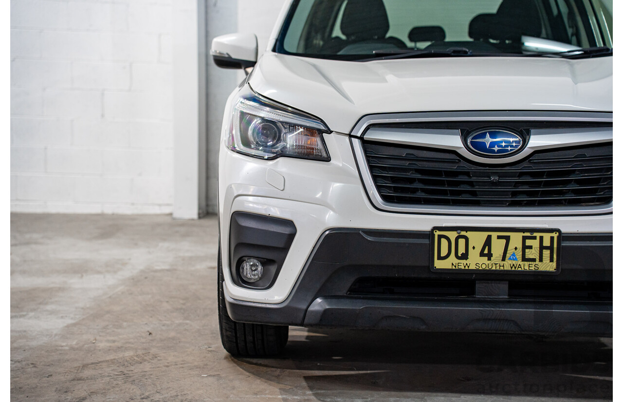 04/2019 Subaru Forester 2.5i-L (AWD) MY19 4d Wagon Crystal White Pearl 2.5L