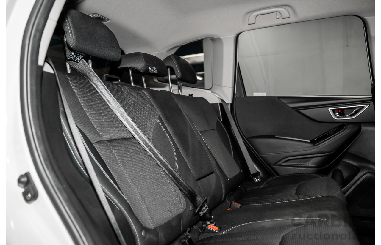 04/2019 Subaru Forester 2.5i-L (AWD) MY19 4d Wagon Crystal White Pearl 2.5L