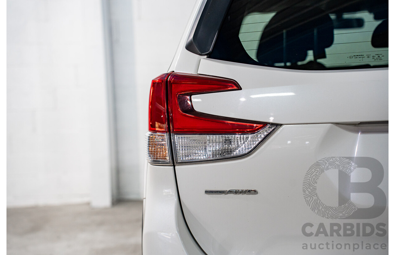 04/2019 Subaru Forester 2.5i-L (AWD) MY19 4d Wagon Crystal White Pearl 2.5L
