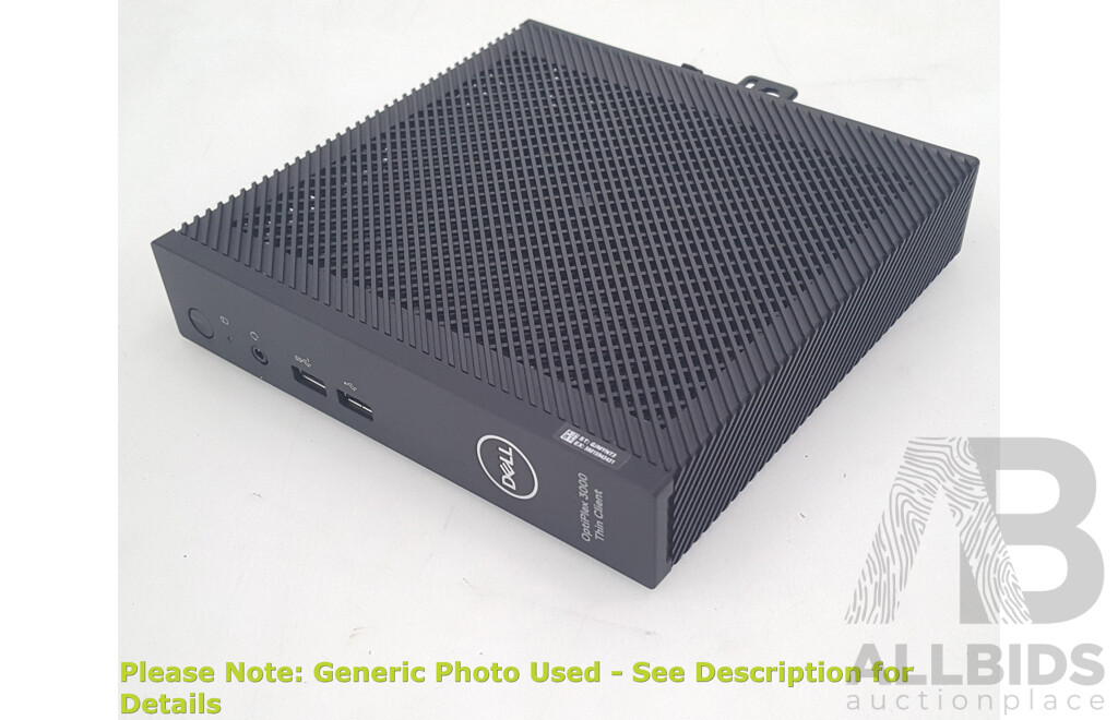 Dell OptiPlex 3000 Intel Pentium SILVER (N6005) 2.00GHz-3.30GHz 4-Core CPU Thin Client w/ Power Supply *Brand New