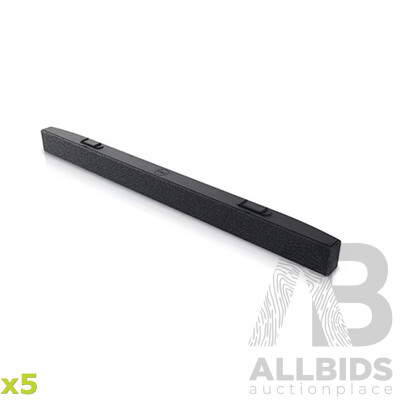 Dell (SB521A) Slim Soundbar - Lot of Five *Brand New