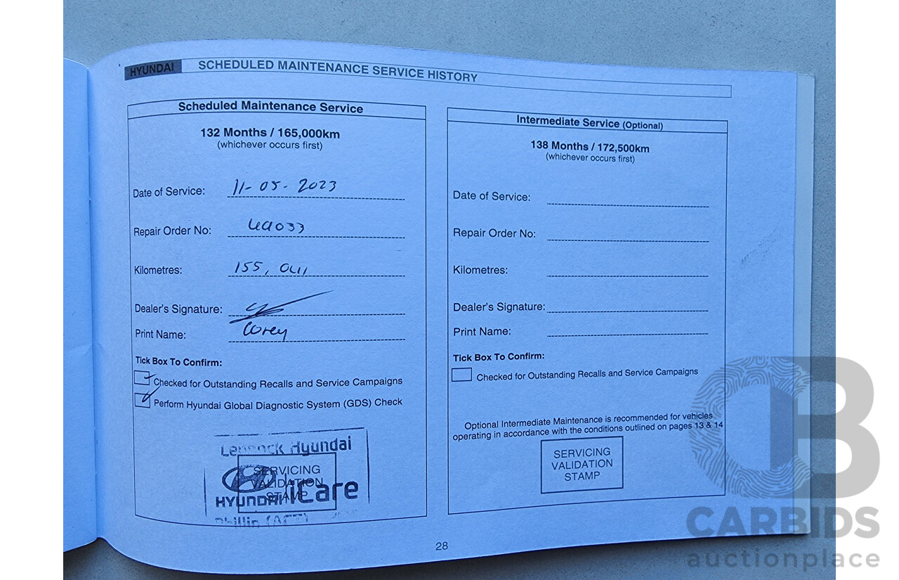 1/2013 Hyundai Ix35 Highlander (awd) LM MY11 4d Wagon Red 2.0L