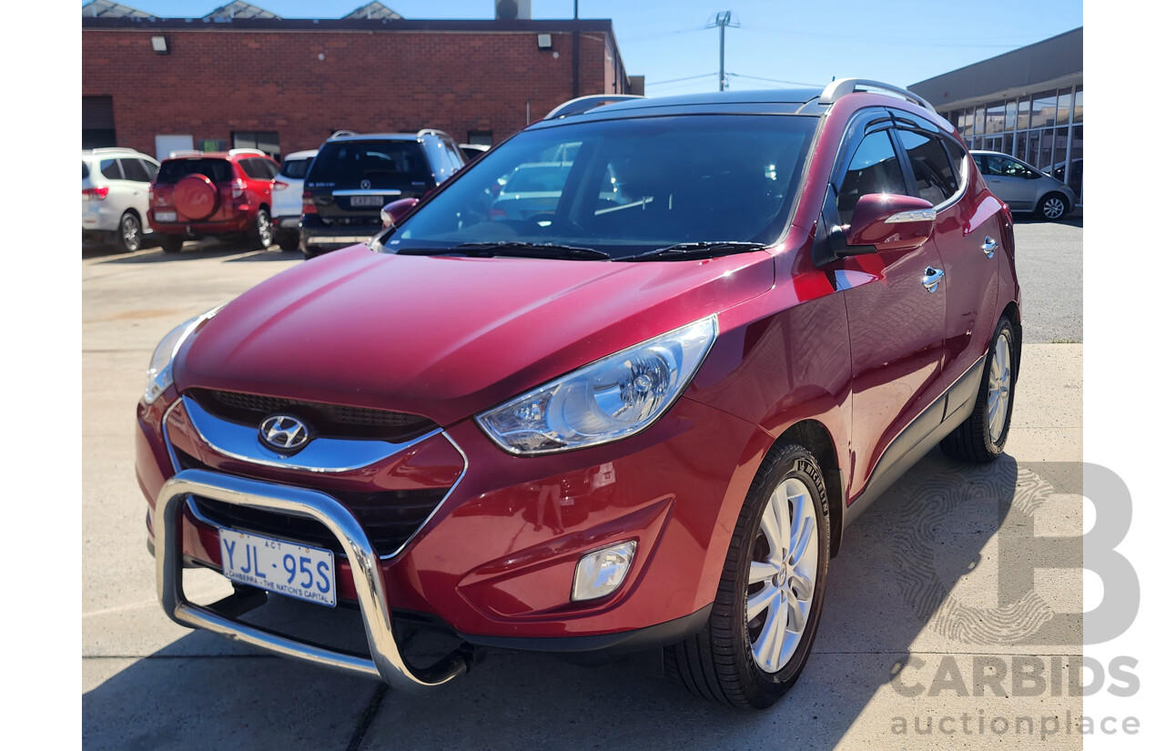 1/2013 Hyundai Ix35 Highlander (awd) LM MY11 4d Wagon Red 2.0L
