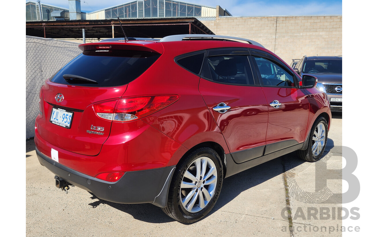 1/2013 Hyundai Ix35 Highlander (awd) LM MY11 4d Wagon Red 2.0L