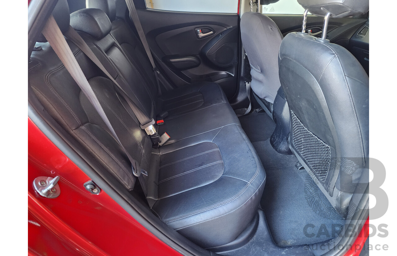 1/2013 Hyundai Ix35 Highlander (awd) LM MY11 4d Wagon Red 2.0L