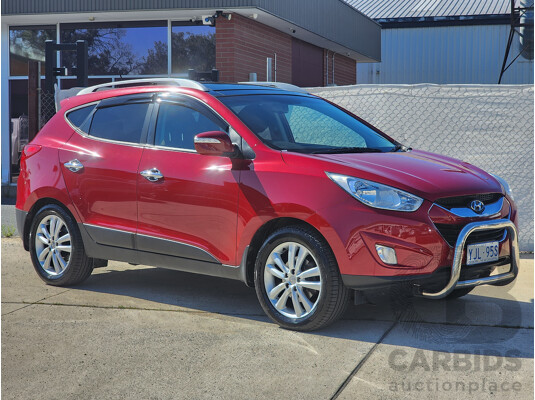 1/2013 Hyundai Ix35 Highlander (awd) LM MY11 4d Wagon Red 2.0L