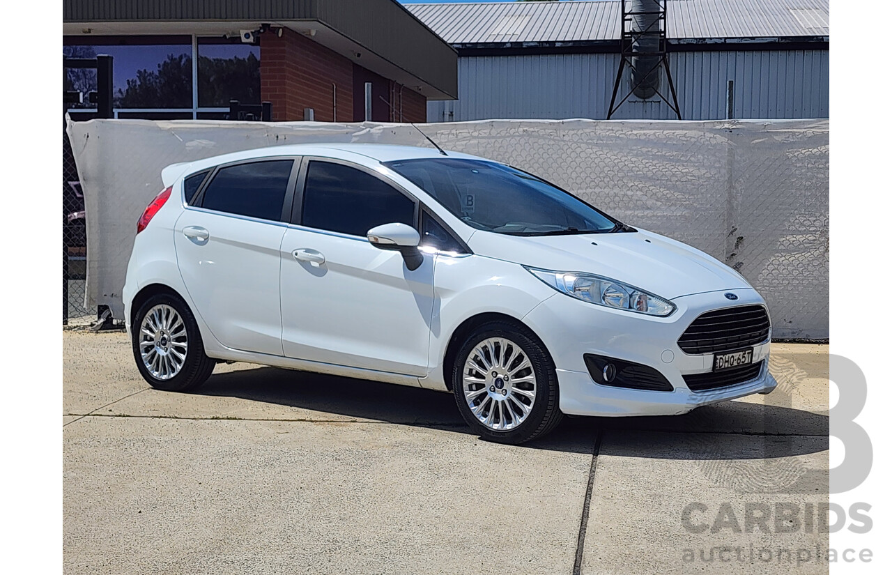 4/2016 Ford Fiesta Sport WZ 5d Hatchback White 1.0L
