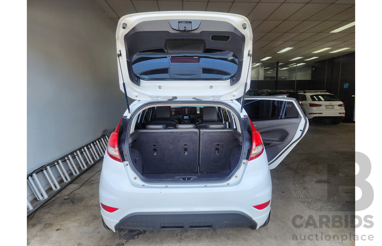 4/2016 Ford Fiesta Sport WZ 5d Hatchback White 1.0L