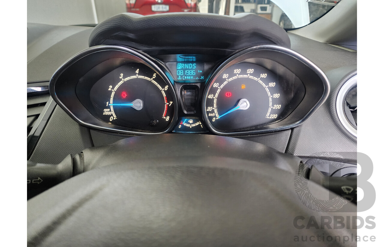 4/2016 Ford Fiesta Sport WZ 5d Hatchback White 1.0L