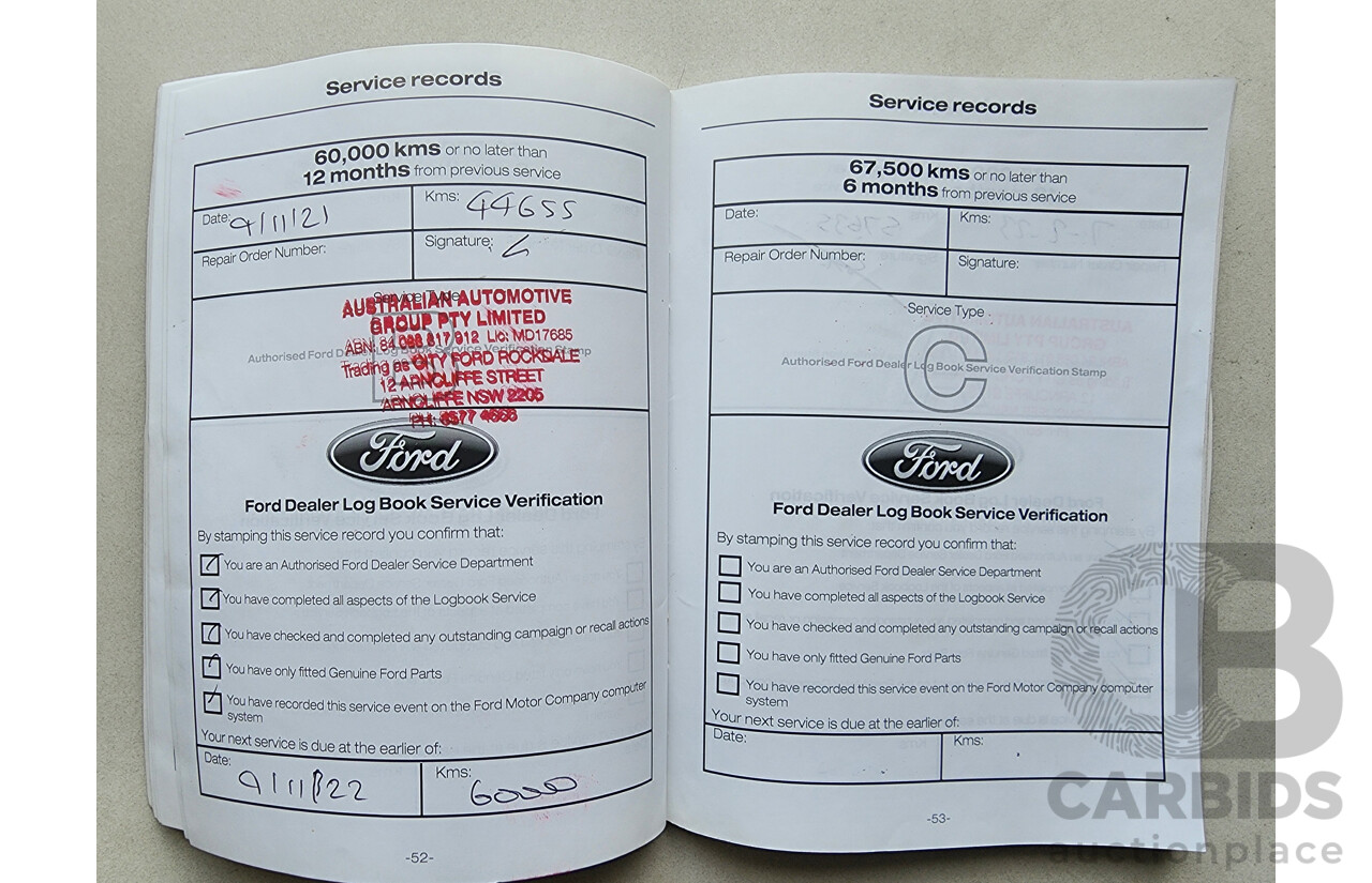 4/2016 Ford Fiesta Sport WZ 5d Hatchback White 1.0L