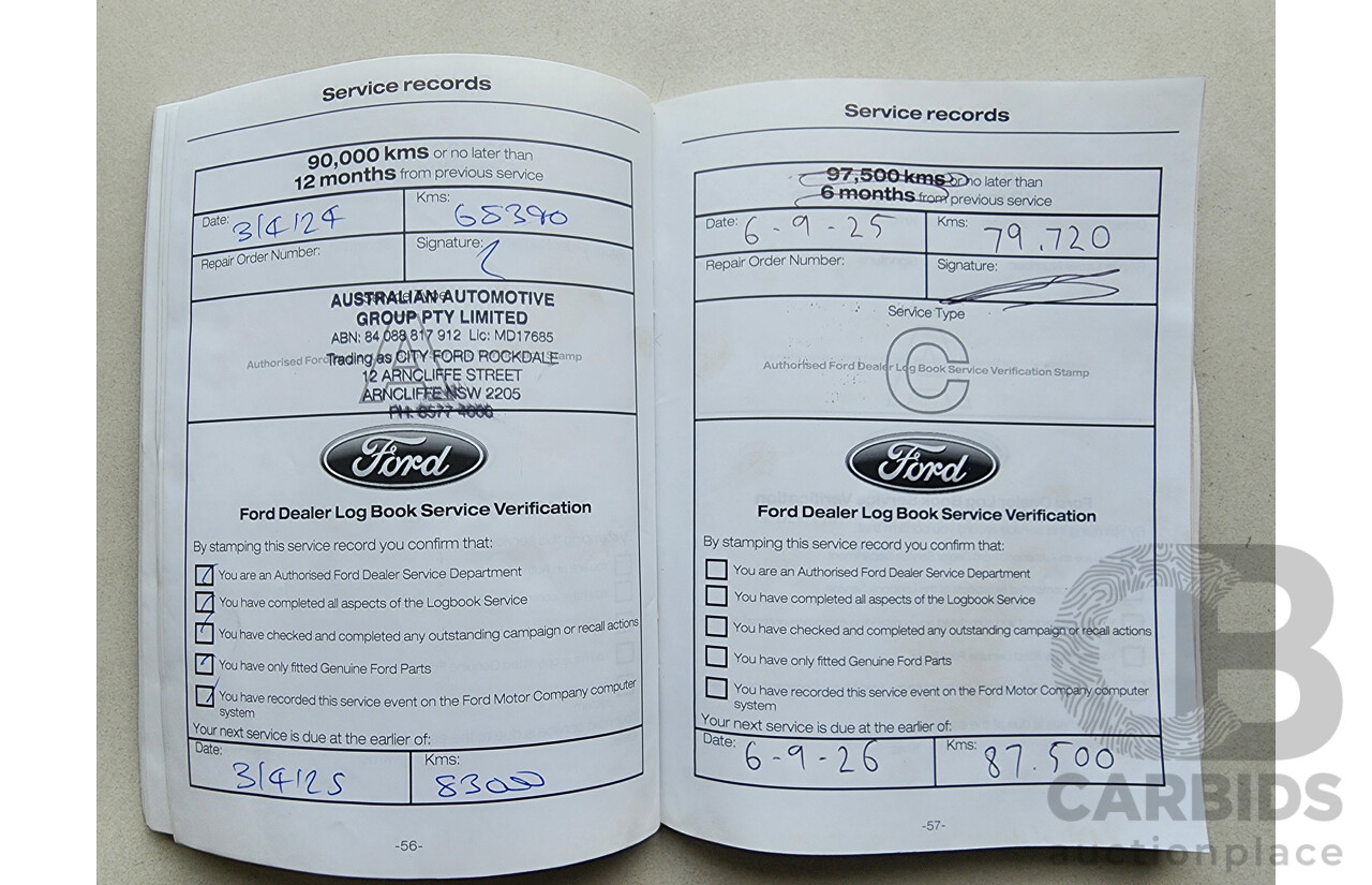 4/2016 Ford Fiesta Sport WZ 5d Hatchback White 1.0L