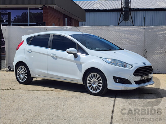 4/2016 Ford Fiesta Sport WZ 5d Hatchback White 1.0L