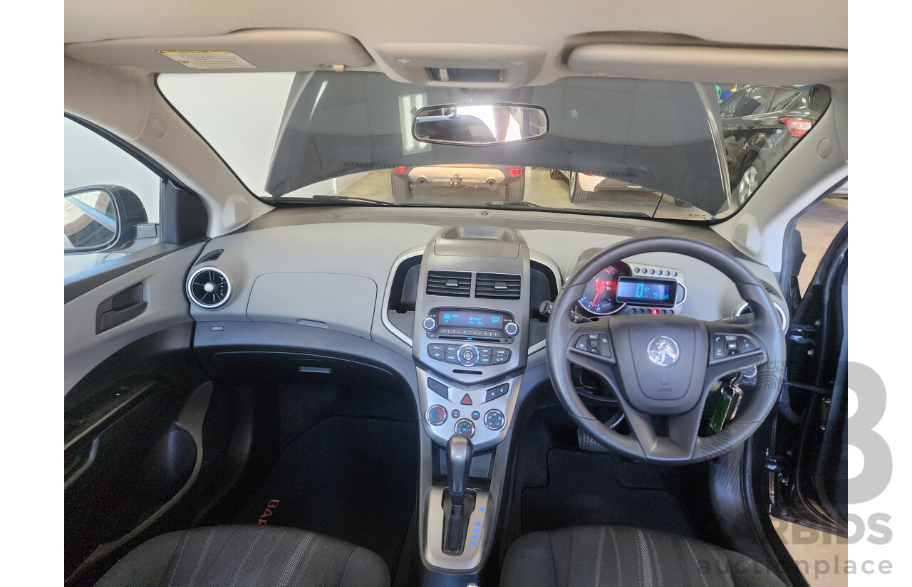 6/2013 Holden Barina CD TM MY13 5d Hatchback Black 1.6L