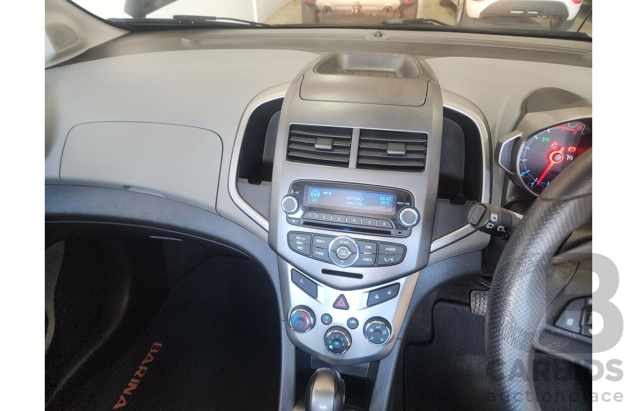 6/2013 Holden Barina CD TM MY13 5d Hatchback Black 1.6L