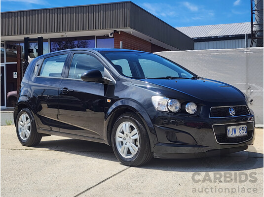 6/2013 Holden Barina CD TM MY13 5d Hatchback Black 1.6L