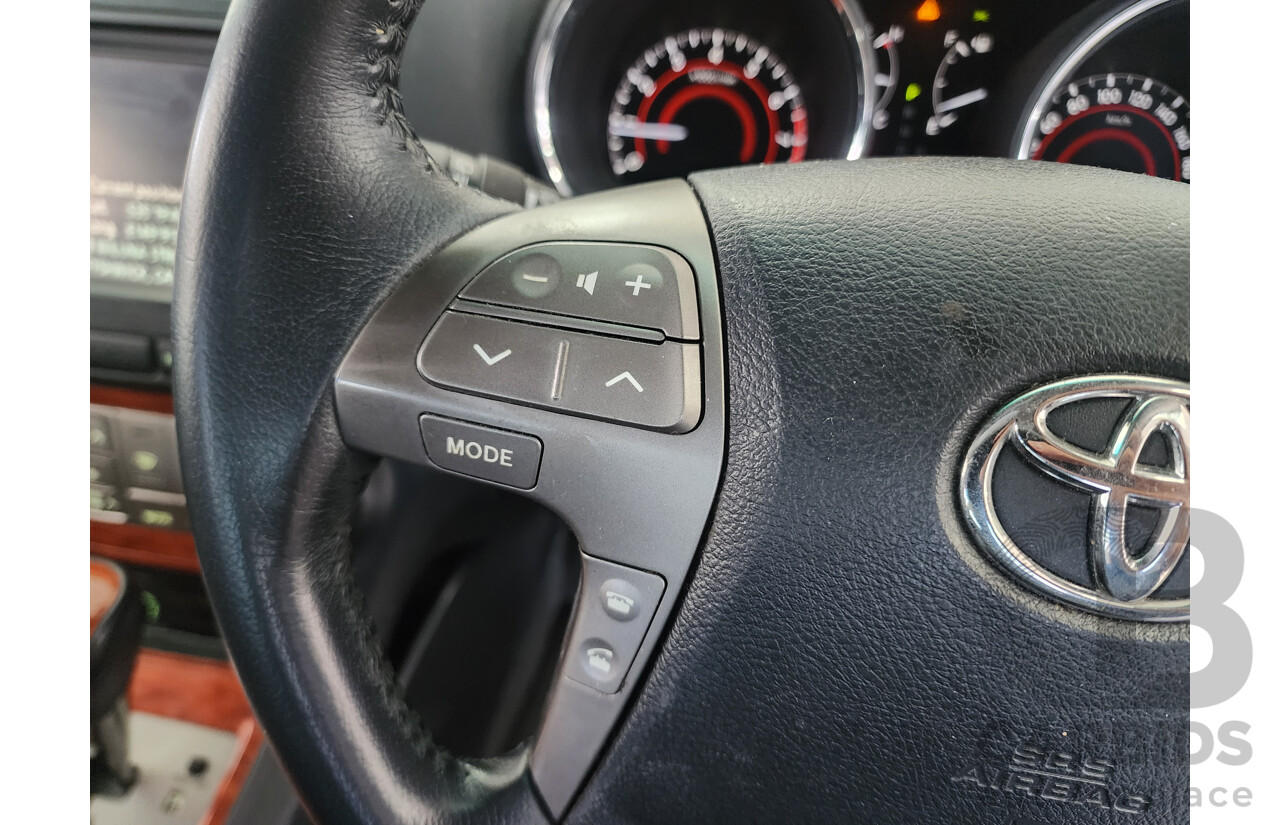 12/2008 Toyota Kluger Grande (4x4) GSU45R 4d Wagon Grey 3.5L