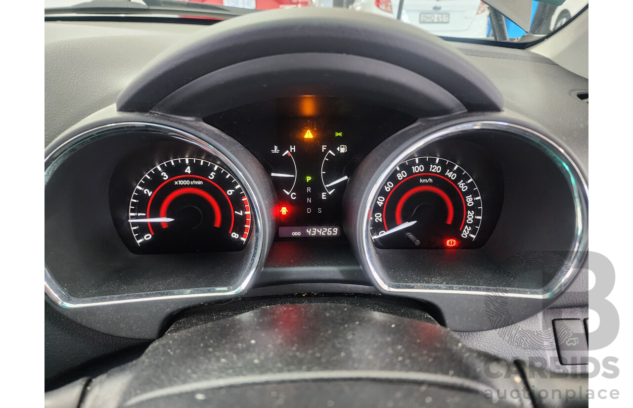 12/2008 Toyota Kluger Grande (4x4) GSU45R 4d Wagon Grey 3.5L