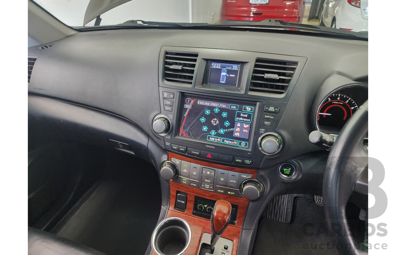 12/2008 Toyota Kluger Grande (4x4) GSU45R 4d Wagon Grey 3.5L