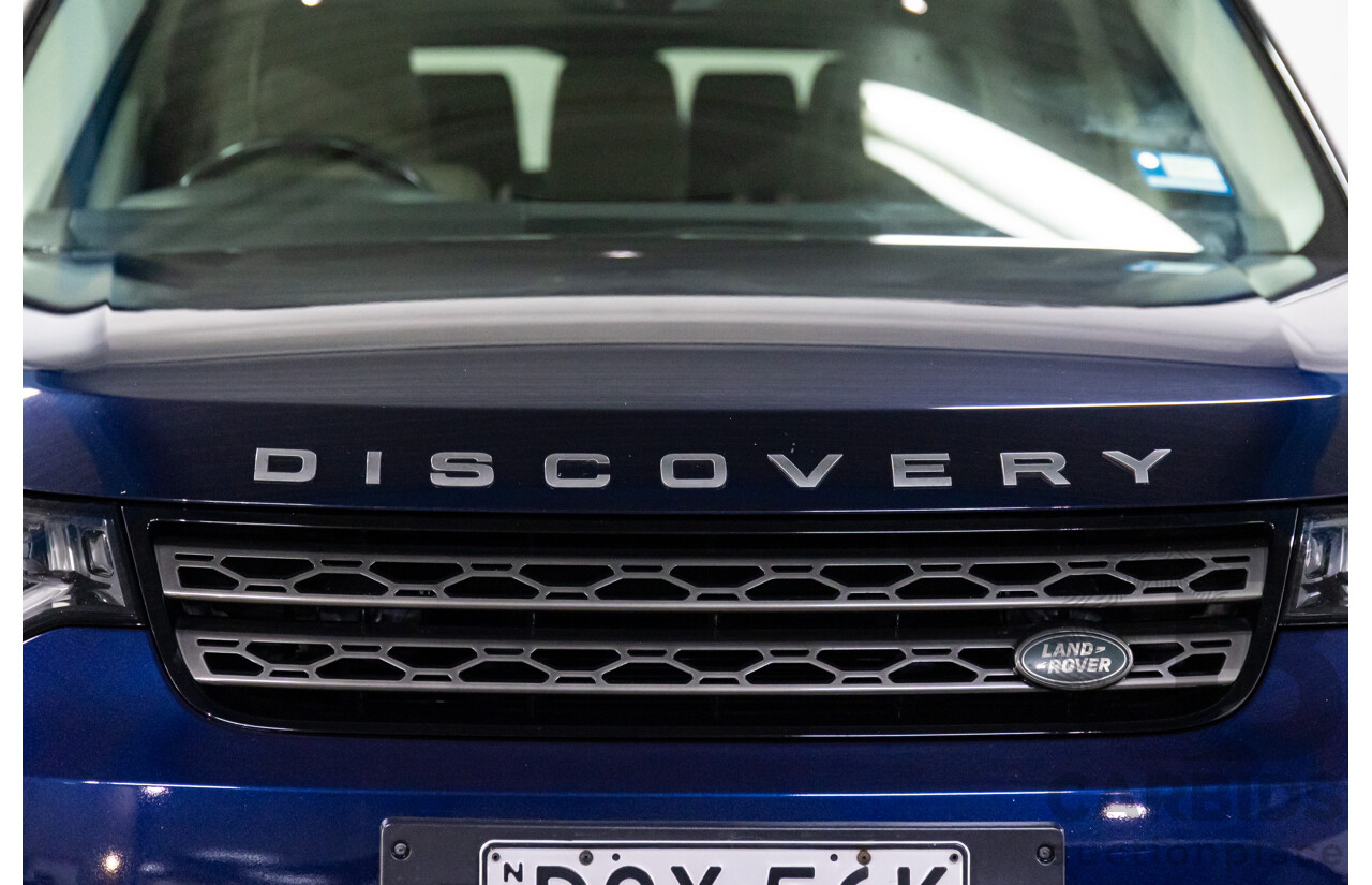 07/2017 Land Rover Discovery TD4 SE (4WD) MY17 4d Wagon Loire Blue Metallic Turbo Diesel 2.0L