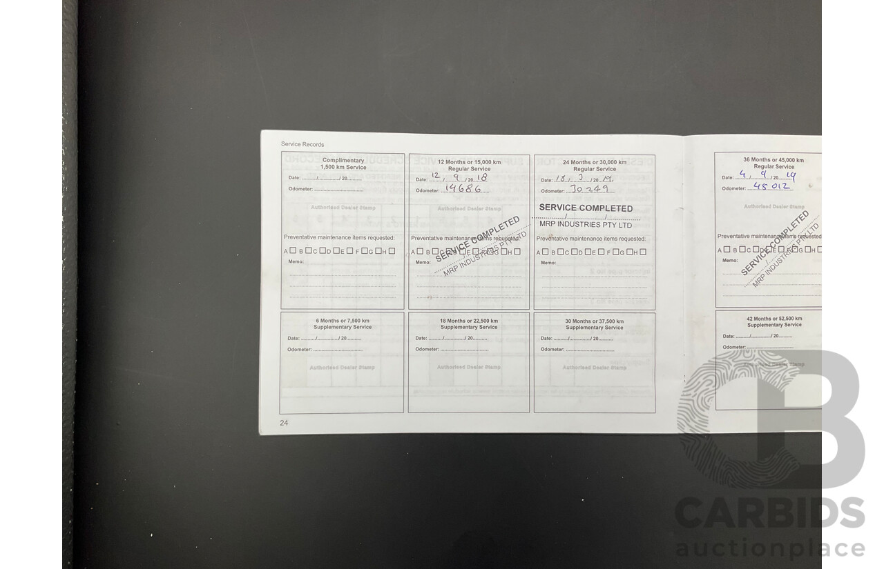 12/2017 Mitsubishi Eclipse Cross LS (FWD) YA 4d Wagon Deep Grey Metallic 1.5L