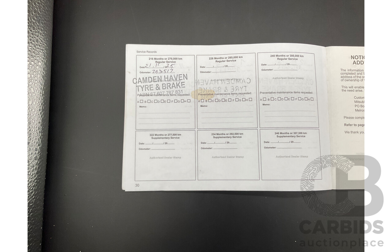 12/2017 Mitsubishi Eclipse Cross LS (FWD) YA 4d Wagon Deep Grey Metallic 1.5L