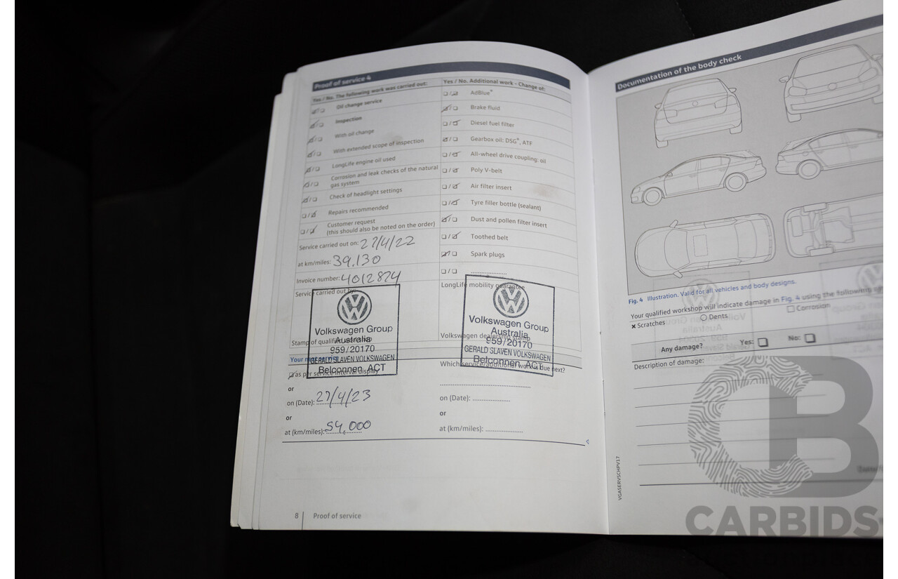 1/2018 Volkswagen Tiguan 162 TSI Sportline (AWD) 5NA MY18 4D Wagon Ruby Red Metallic Turbo 2.0L