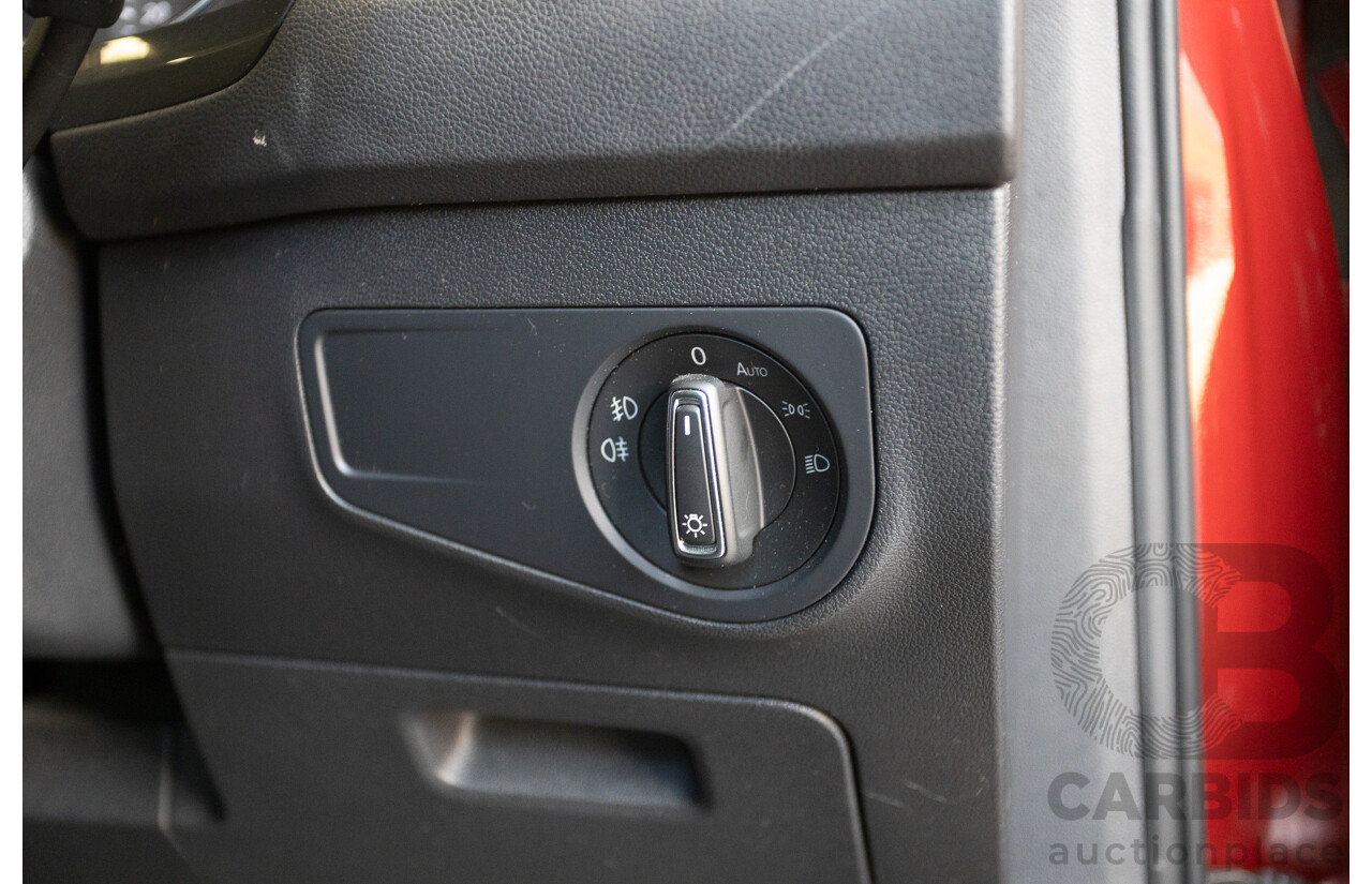 1/2018 Volkswagen Tiguan 162 TSI Sportline (AWD) 5NA MY18 4D Wagon Ruby Red Metallic Turbo 2.0L