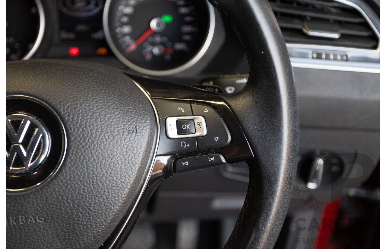 1/2018 Volkswagen Tiguan 162 TSI Sportline (AWD) 5NA MY18 4D Wagon Ruby Red Metallic Turbo 2.0L