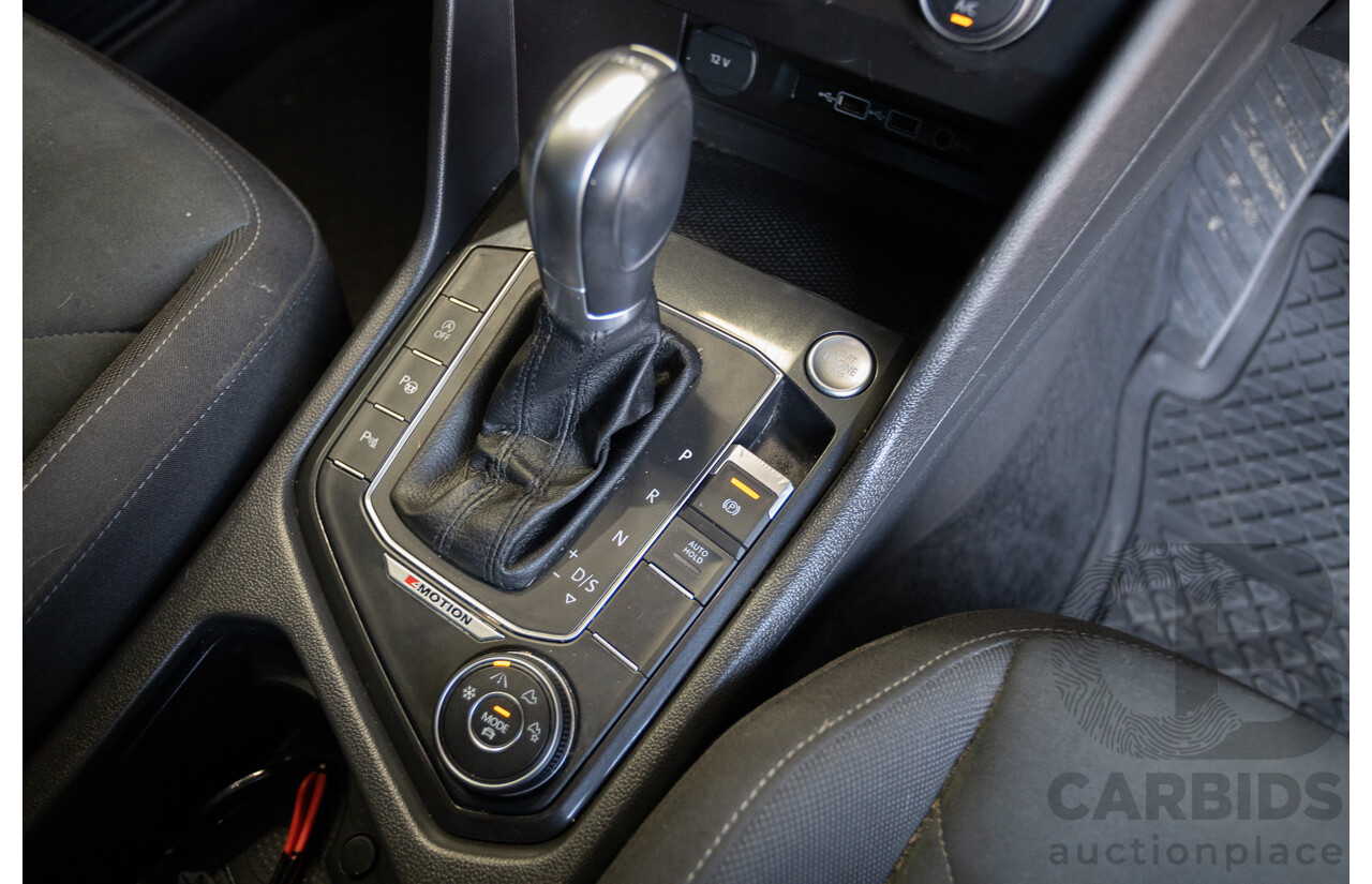 1/2018 Volkswagen Tiguan 162 TSI Sportline (AWD) 5NA MY18 4D Wagon Ruby Red Metallic Turbo 2.0L