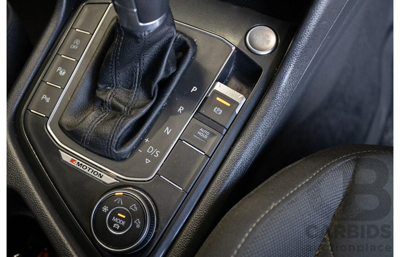 1/2018 Volkswagen Tiguan 162 TSI Sportline (AWD) 5NA MY18 4D Wagon Ruby Red Metallic Turbo 2.0L