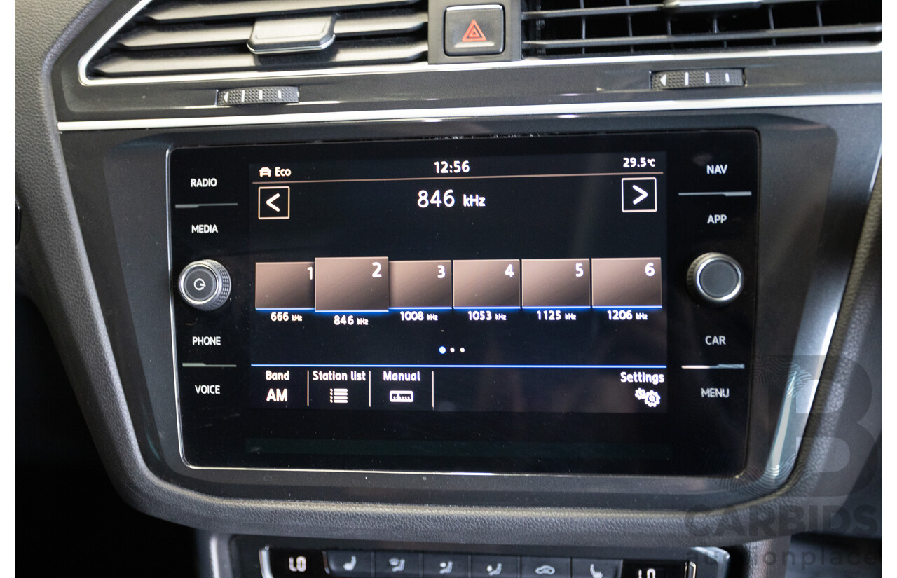 1/2018 Volkswagen Tiguan 162 TSI Sportline (AWD) 5NA MY18 4D Wagon Ruby Red Metallic Turbo 2.0L