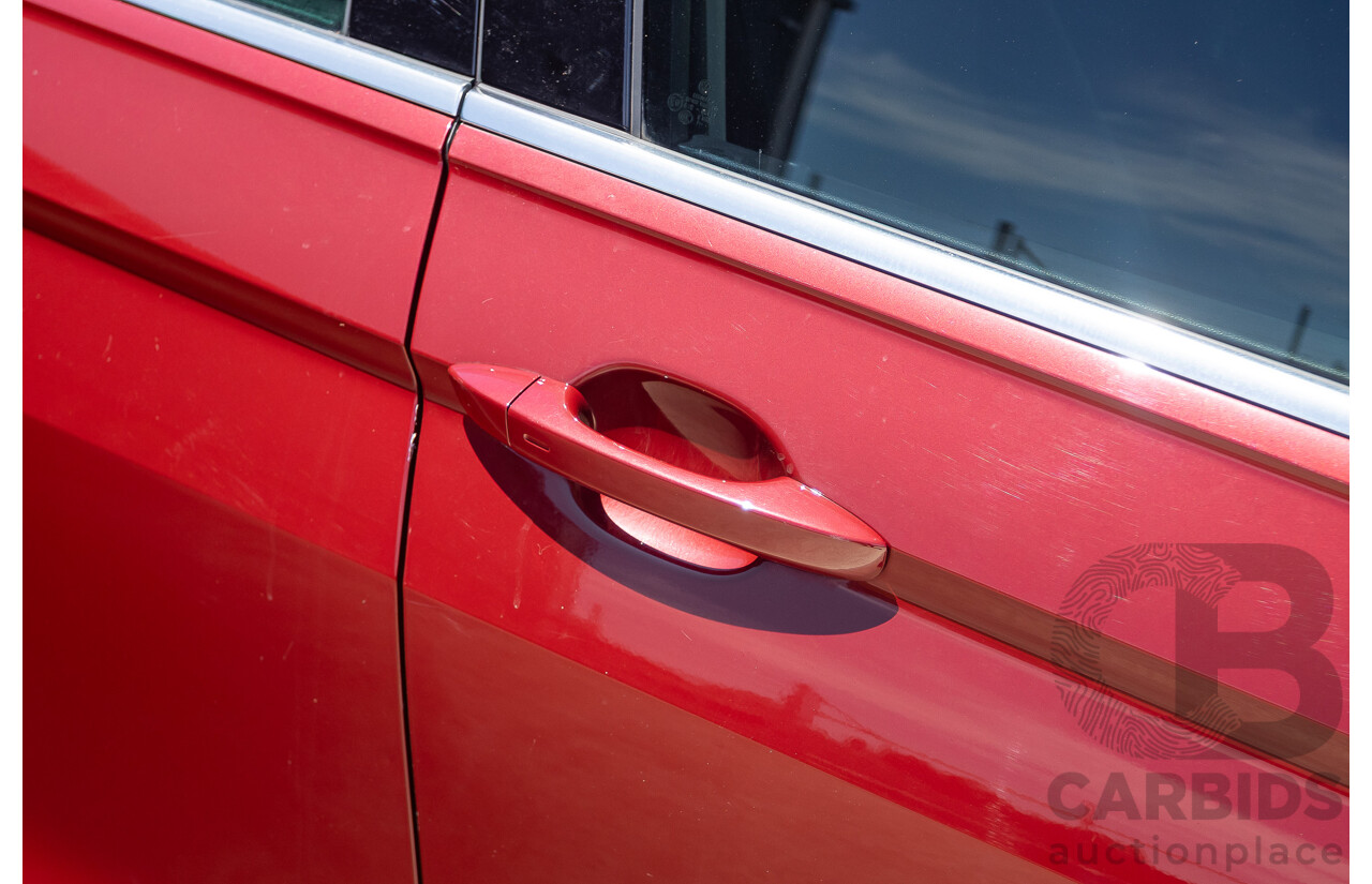 1/2018 Volkswagen Tiguan 162 TSI Sportline (AWD) 5NA MY18 4D Wagon Ruby Red Metallic Turbo 2.0L