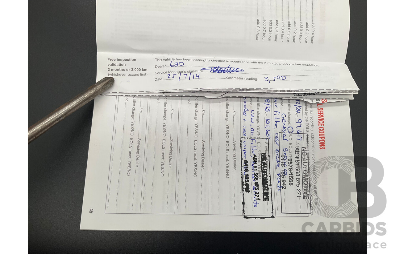 3/2014 Holden Captiva 7 LTZ (AWD) CG MY15 4d Wagon Summit White V6 3.0L - 7 Seater