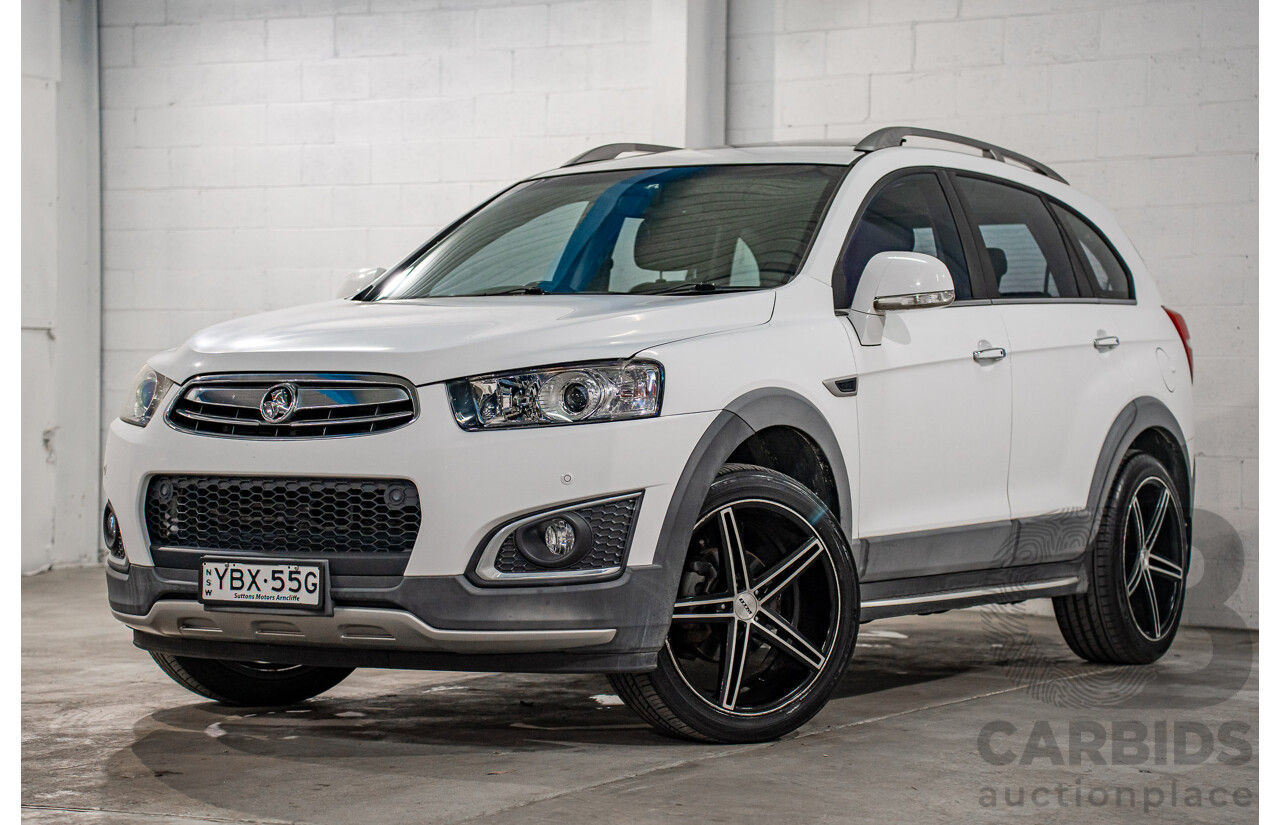 3/2014 Holden Captiva 7 LTZ (AWD) CG MY15 4d Wagon Summit White V6 3.0L - 7 Seater