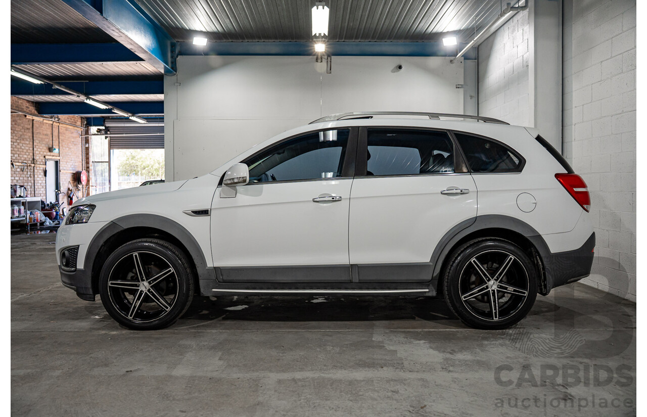 3/2014 Holden Captiva 7 LTZ (AWD) CG MY15 4d Wagon Summit White V6 3.0L - 7 Seater