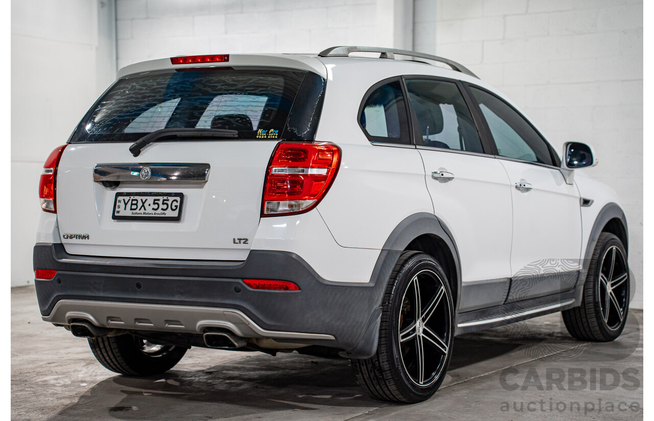 3/2014 Holden Captiva 7 LTZ (AWD) CG MY15 4d Wagon Summit White V6 3.0L - 7 Seater