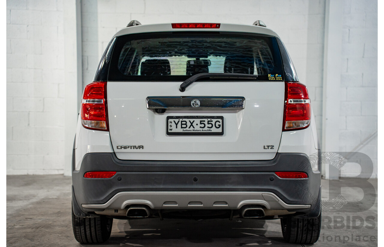 3/2014 Holden Captiva 7 LTZ (AWD) CG MY15 4d Wagon Summit White V6 3.0L - 7 Seater
