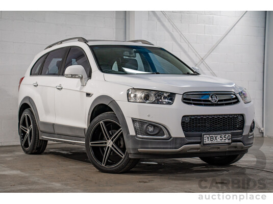 3/2014 Holden Captiva 7 LTZ (AWD) CG MY15 4d Wagon Summit White V6 3.0L - 7 Seater