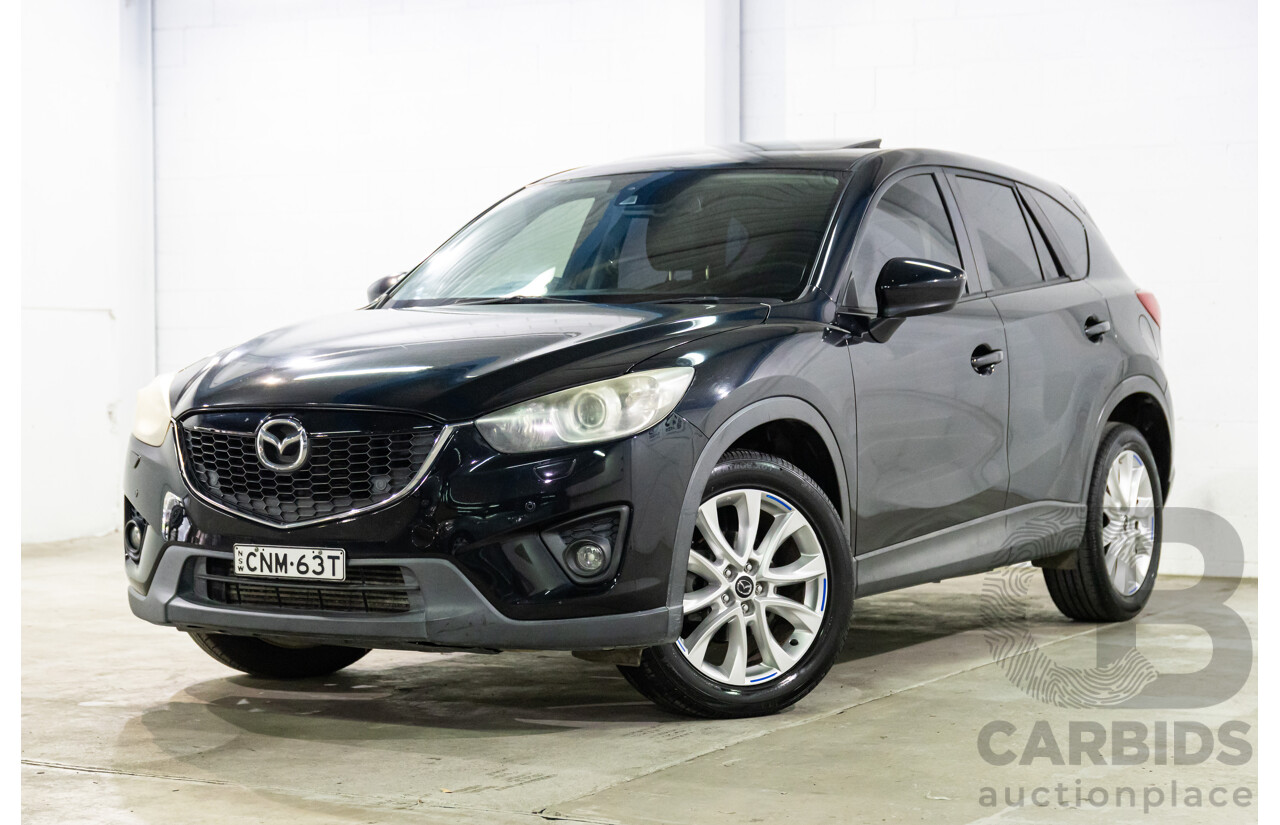 3/2013 Mazda CX-5 Akera (4x4) MY13 4d Wagon Brilliant Black Pearl Turbo Diesel 2.2L