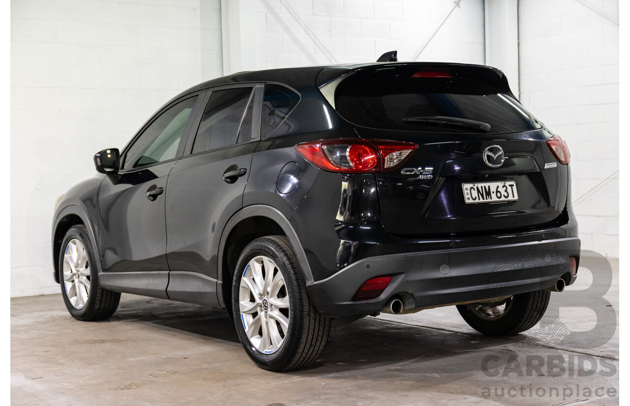 3/2013 Mazda CX-5 Akera (4x4) MY13 4d Wagon Brilliant Black Pearl Turbo Diesel 2.2L