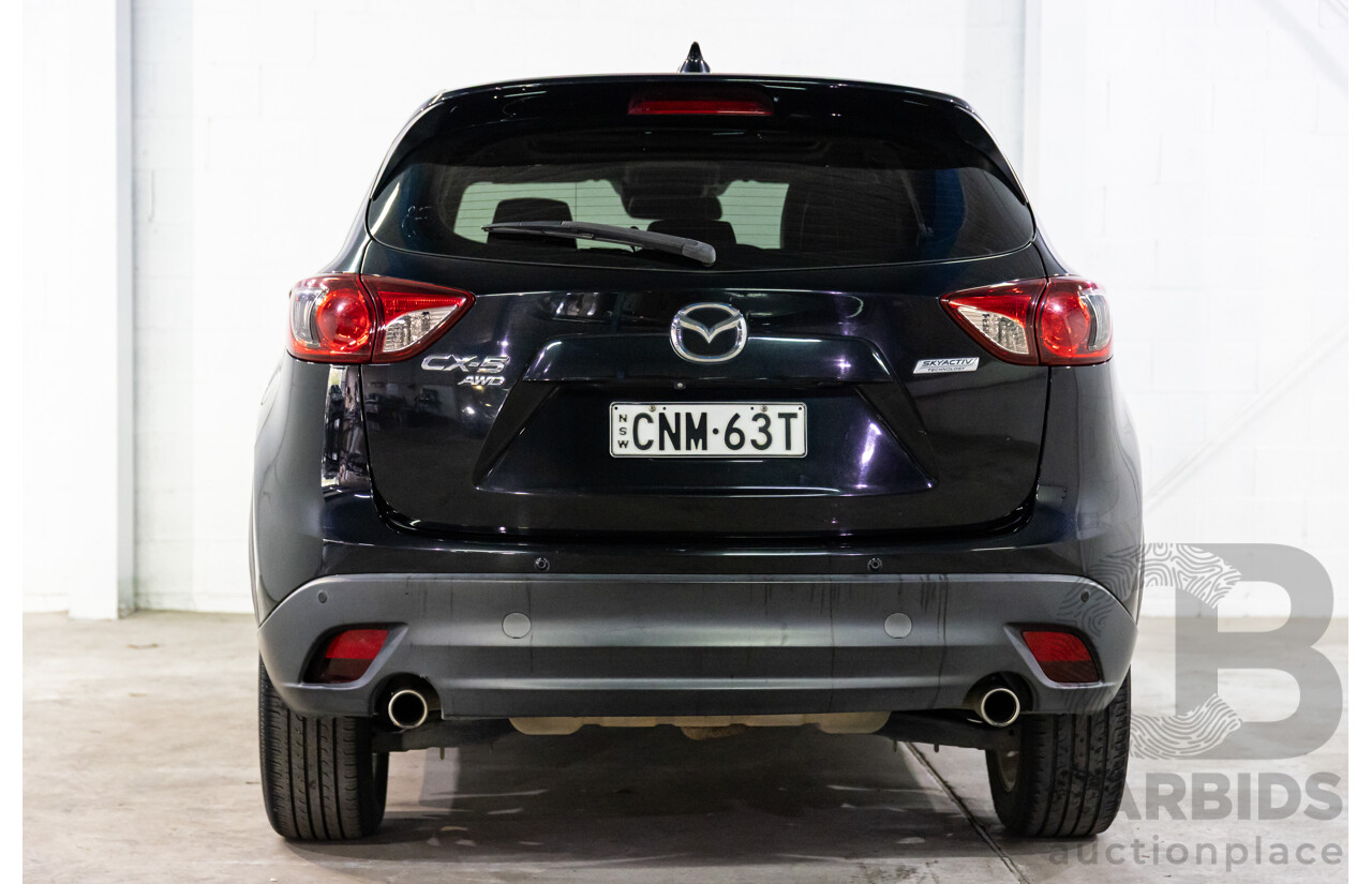 3/2013 Mazda CX-5 Akera (4x4) MY13 4d Wagon Brilliant Black Pearl Turbo Diesel 2.2L