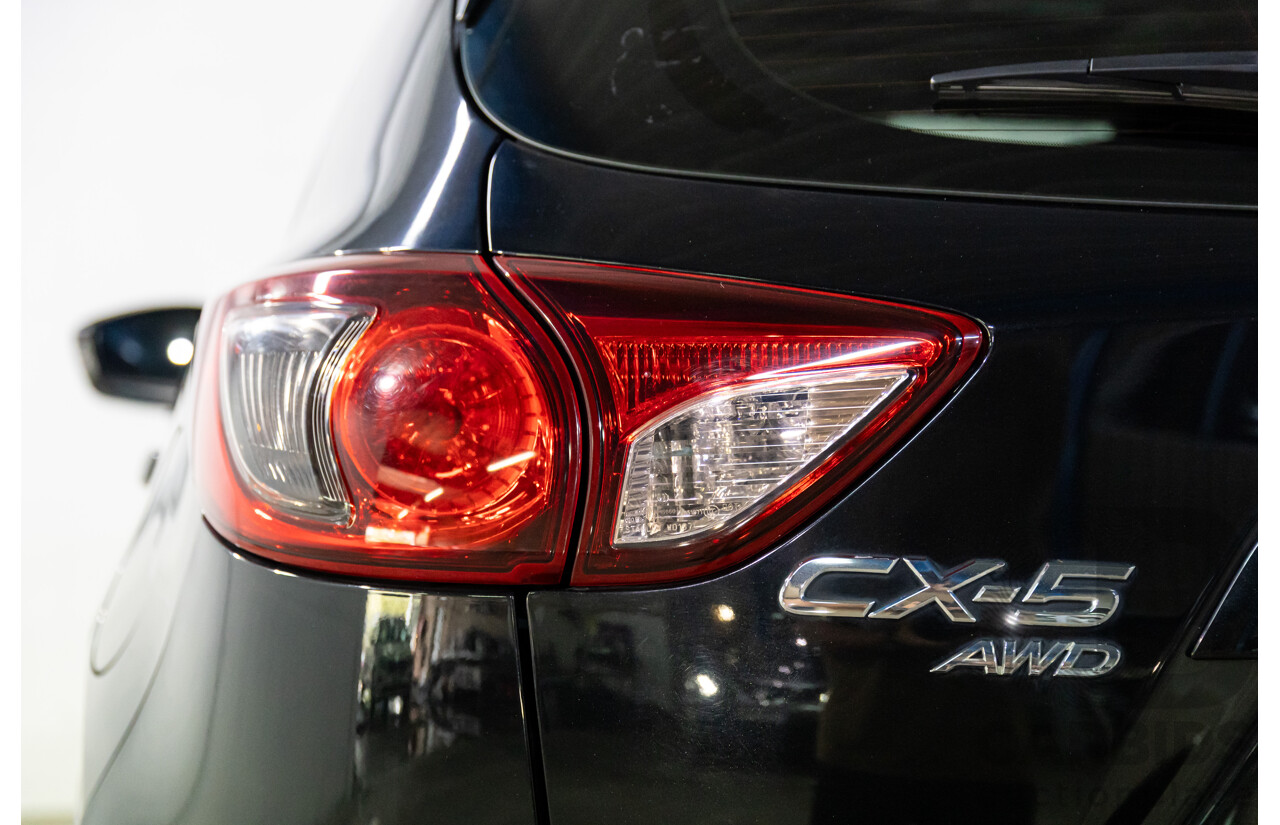 3/2013 Mazda CX-5 Akera (4x4) MY13 4d Wagon Brilliant Black Pearl Turbo Diesel 2.2L