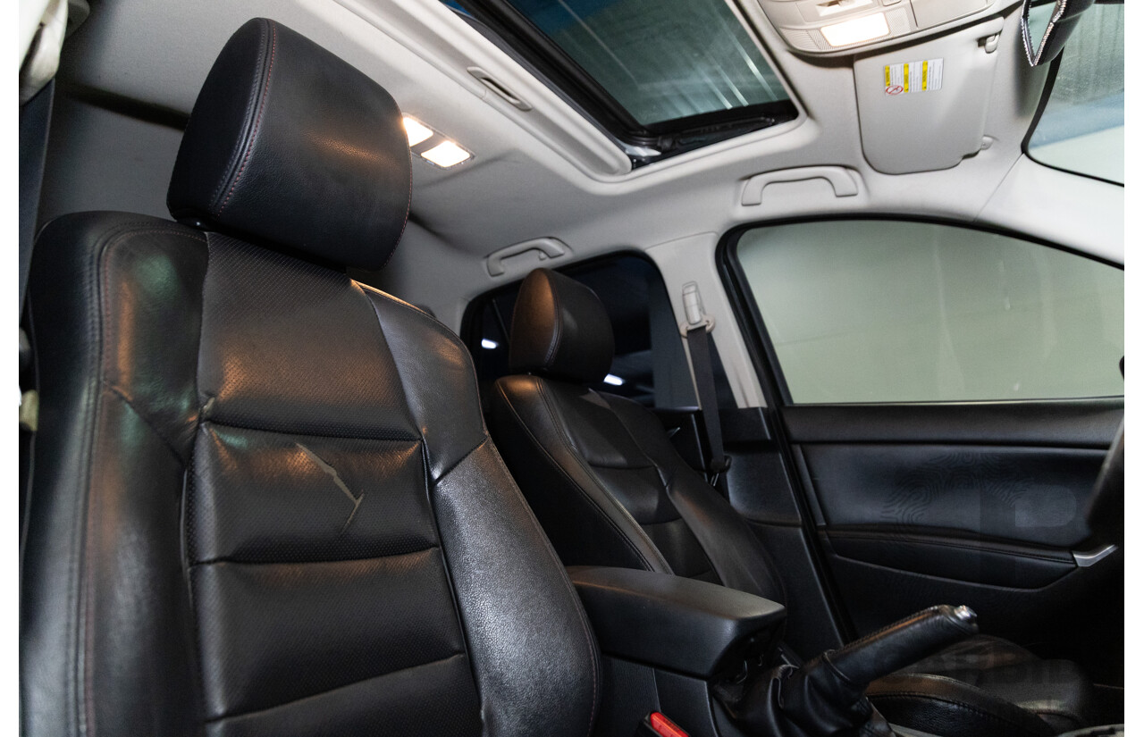 3/2013 Mazda CX-5 Akera (4x4) MY13 4d Wagon Brilliant Black Pearl Turbo Diesel 2.2L