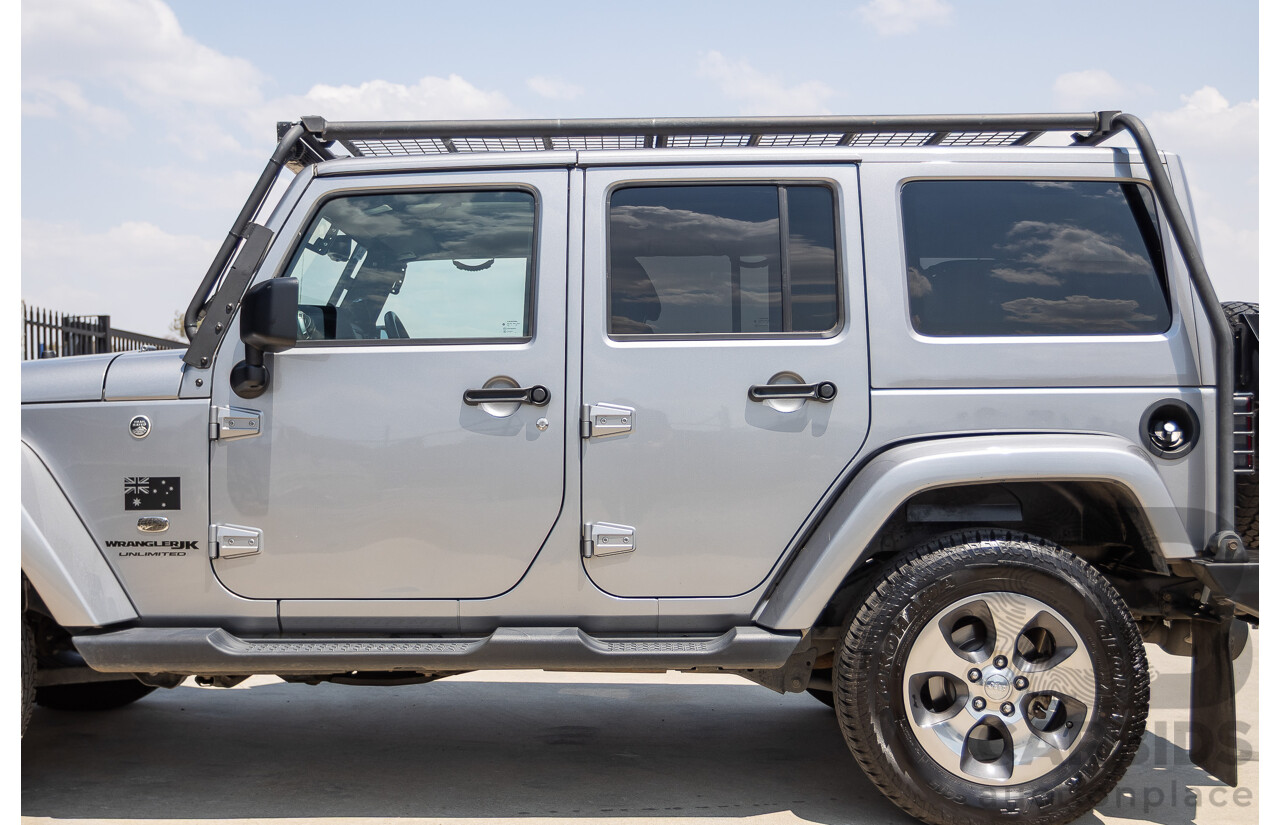 1/2018 Jeep Wrangler Unlimited Overland (4x4) JK MY18 4D Hardtop Billet Silver Metallic V8 5.7L