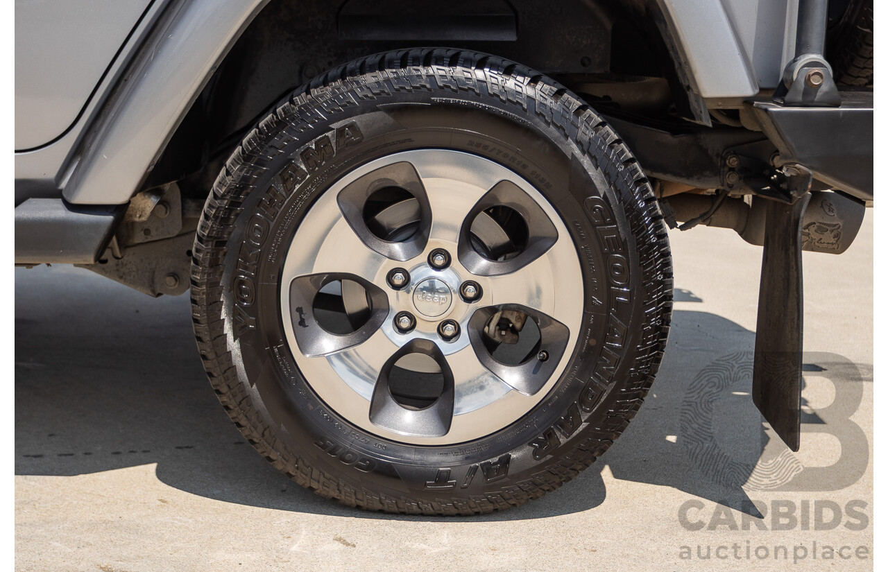 1/2018 Jeep Wrangler Unlimited Overland (4x4) JK MY18 4D Hardtop Billet Silver Metallic V8 5.7L