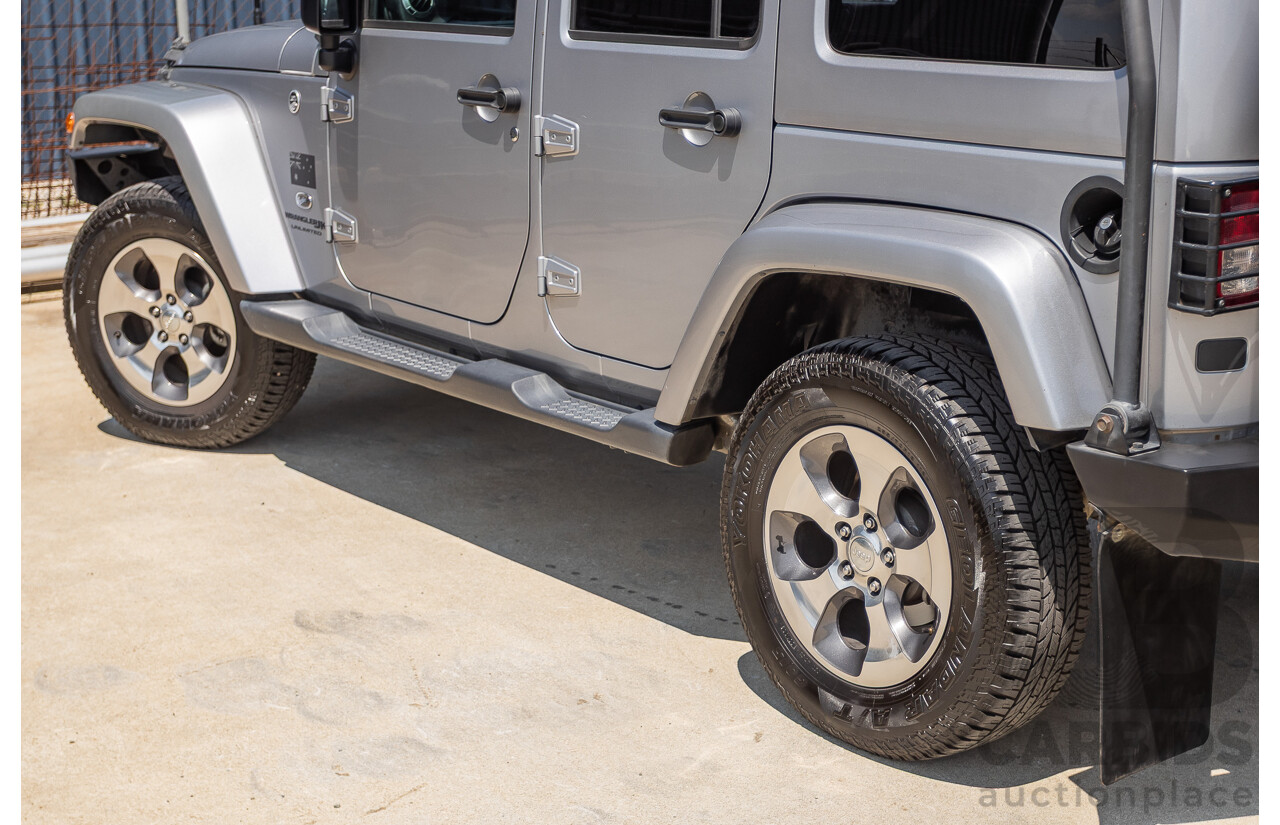 1/2018 Jeep Wrangler Unlimited Overland (4x4) JK MY18 4D Hardtop Billet Silver Metallic V8 5.7L