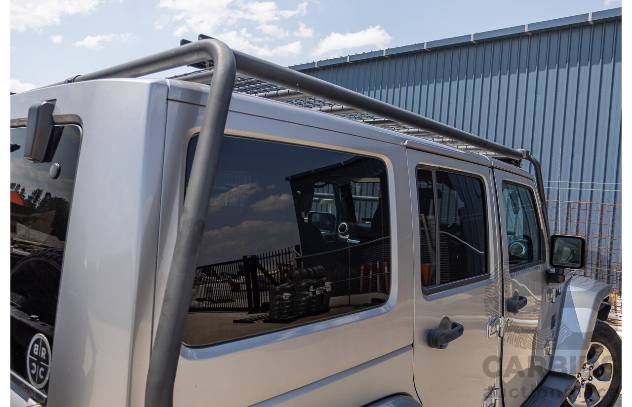 1/2018 Jeep Wrangler Unlimited Overland (4x4) JK MY18 4D Hardtop Billet Silver Metallic V8 5.7L