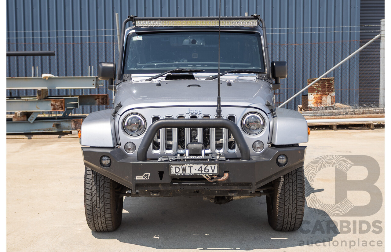 1/2018 Jeep Wrangler Unlimited Overland (4x4) JK MY18 4D Hardtop Billet Silver Metallic V8 5.7L