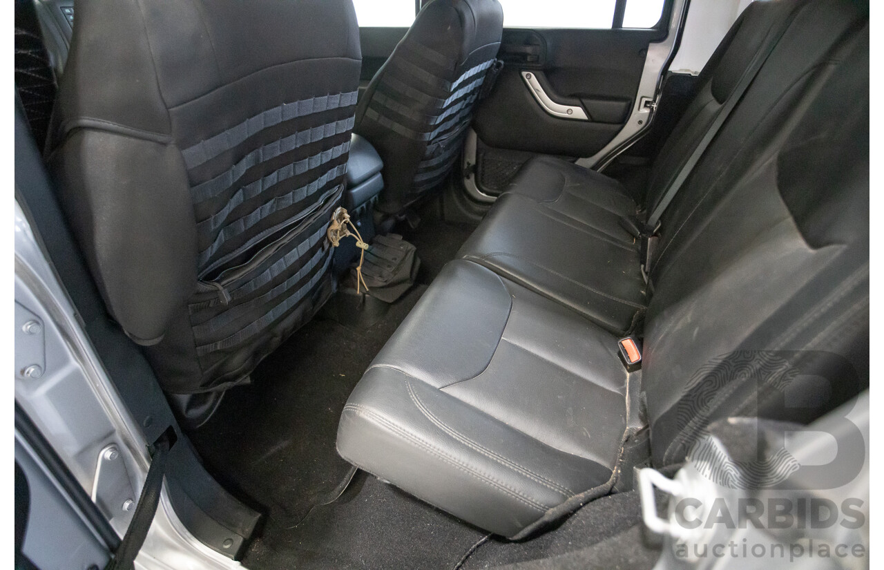 1/2018 Jeep Wrangler Unlimited Overland (4x4) JK MY18 4D Hardtop Billet Silver Metallic V8 5.7L